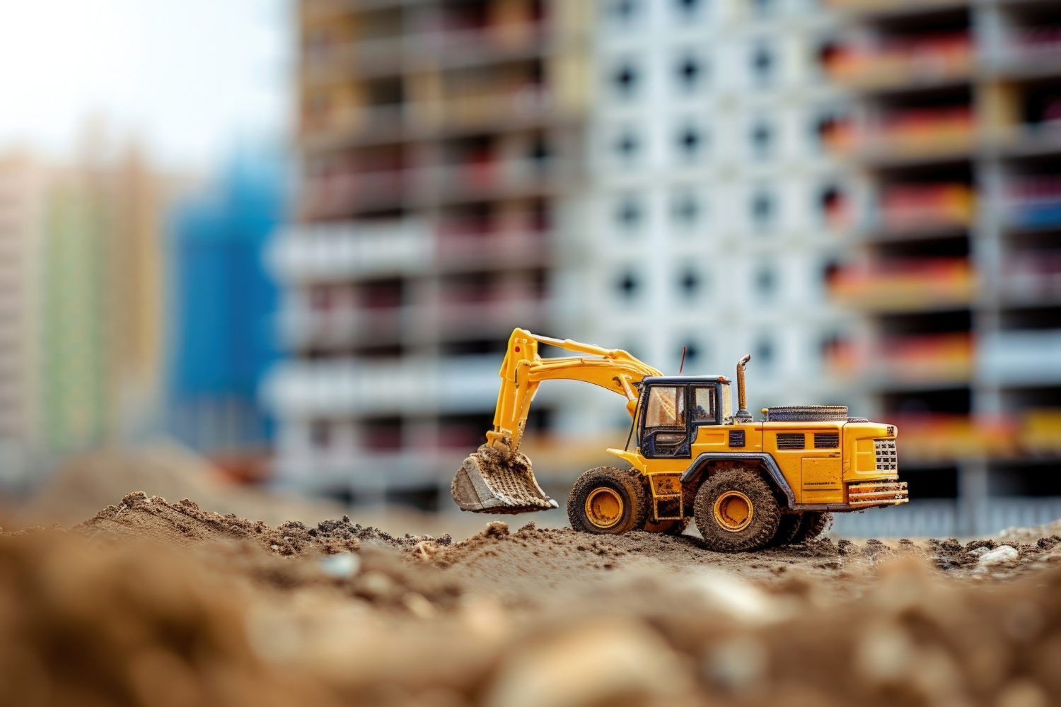Utilajele de construcții pentru blocuri