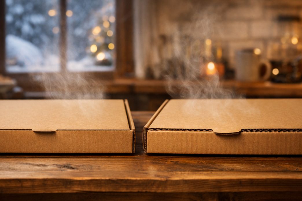 Ce diferență face cartonul ondulat față de cartonul simplu în păstrarea căldurii?